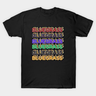 bluegrass music lover 90s designs  vintage retro gift 2024 T-Shirt